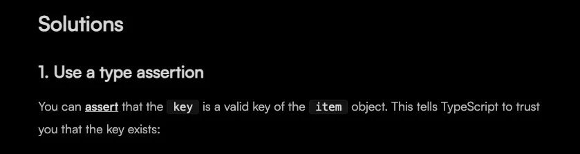 Screenshot of Astro heading without hover link