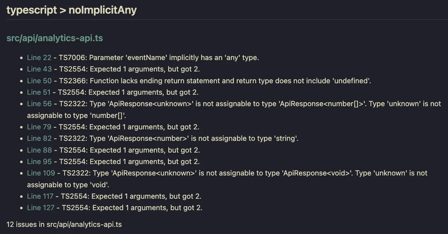 Mejora markdown TypeScript